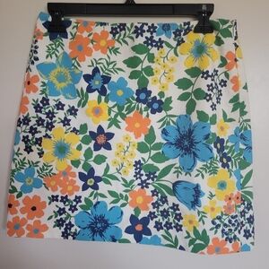 Tommy Hilfiger Floral Mini Skirt Size 4